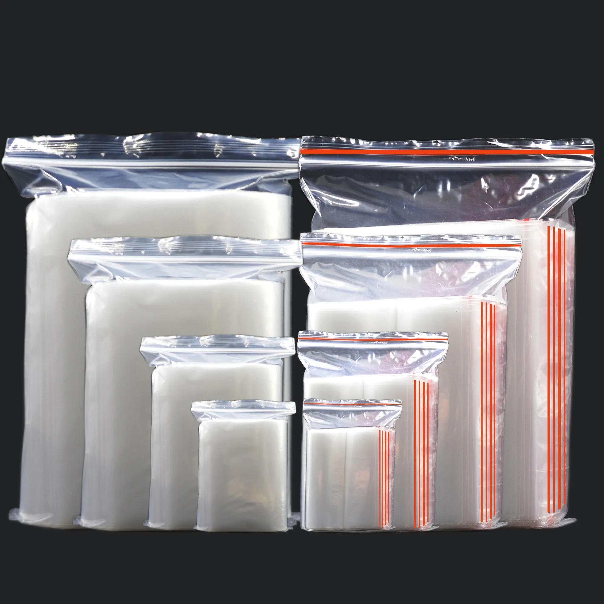 Single-rib self-sealing bag