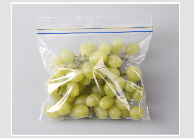Double chain zipper bags/double ribbed ziplock bags/Poly plastic bags manufacturer
